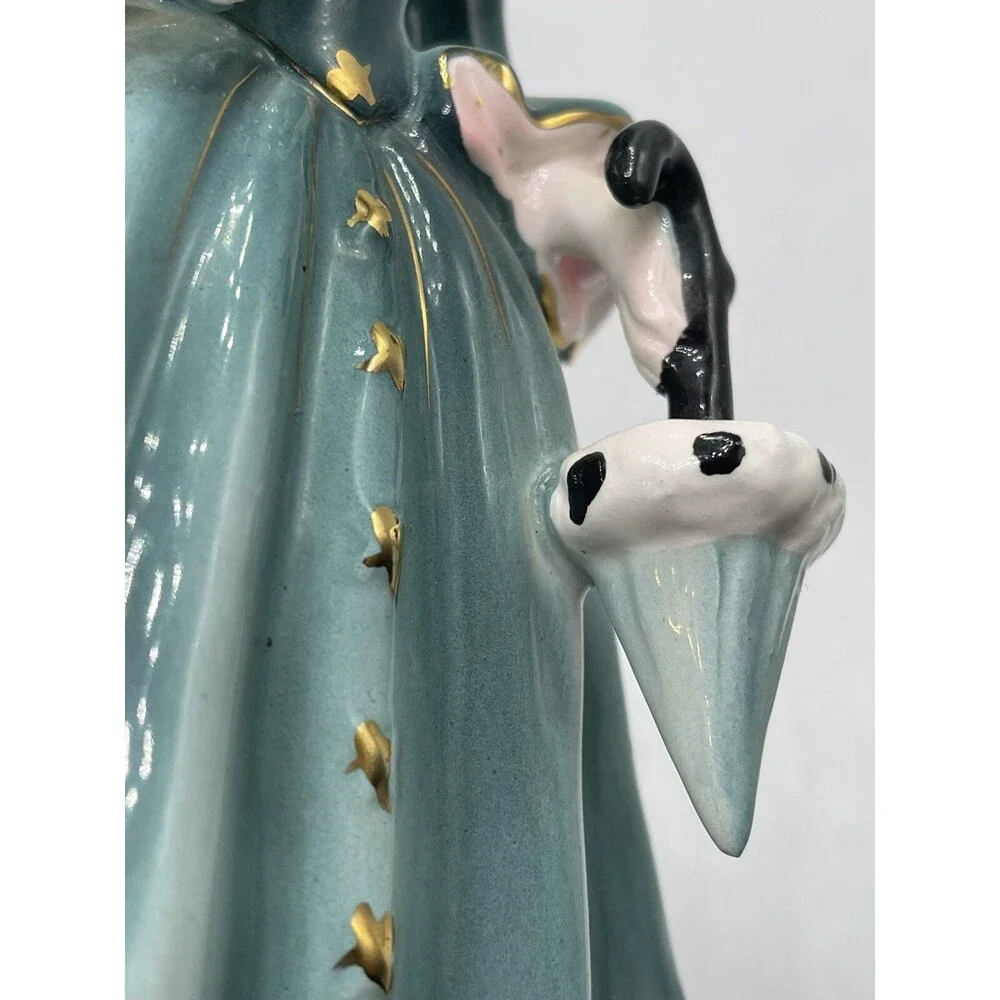 Vintage NAPCO Lady Margaret Figure Vase Hand Painted A1875C Blonde Hair